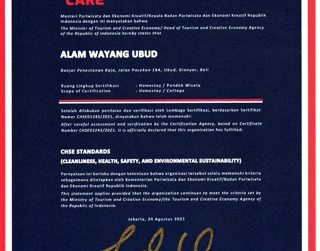 Alam Wayang - Chse Certified 4*